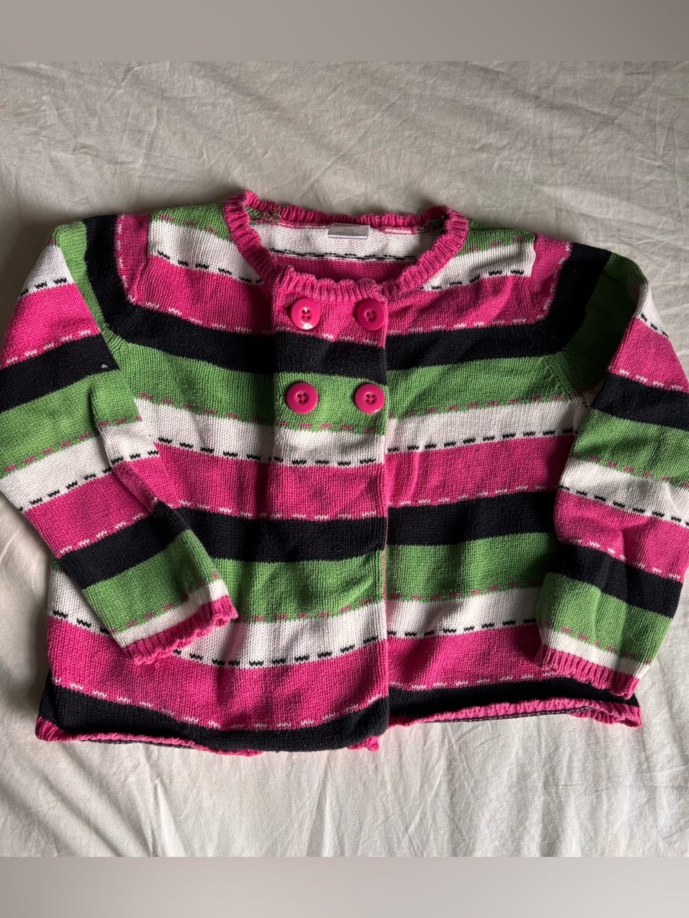 Vintage Gymboree Striped Cardigan • Size 2/3T